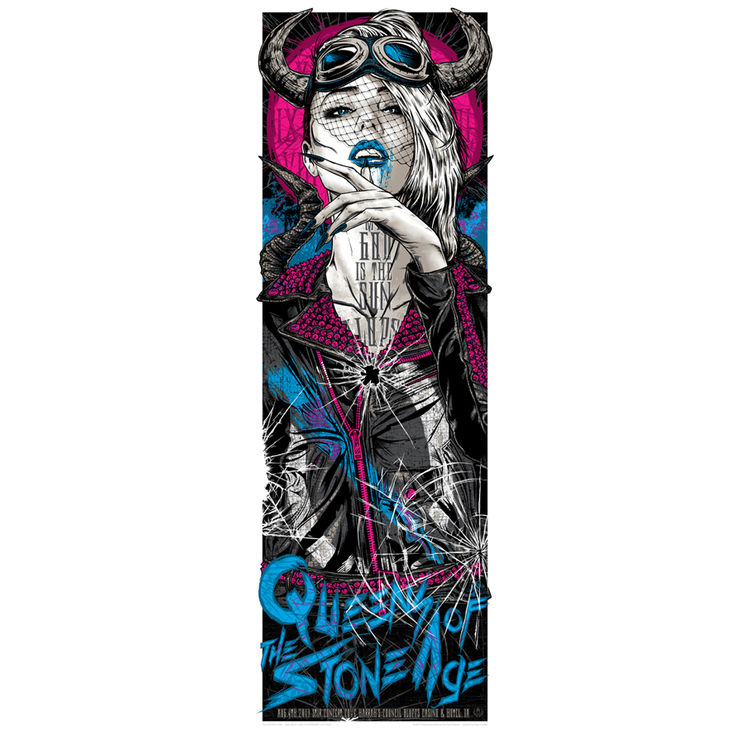 Queens of the Stone Age – Council Bluffs, IA 2013 (Blueblood Variant) by Rhys Cooper