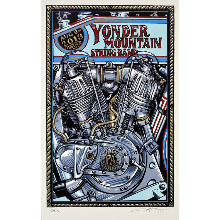 Yonder Mountain String Band – Jim Thorpe, PA 2013 by AJ Masthay