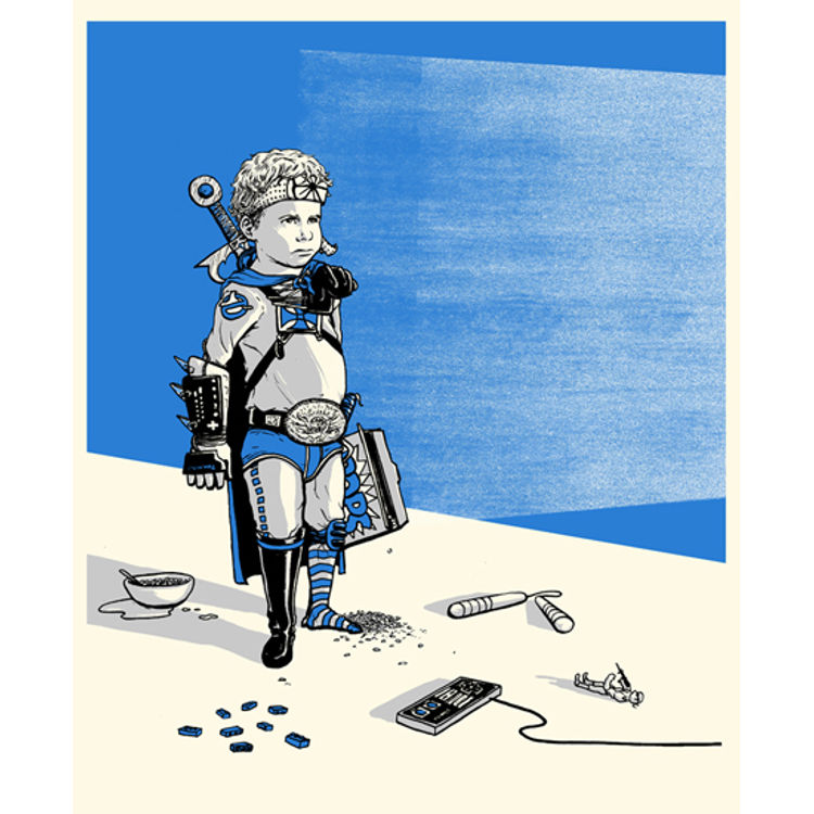 Weekend Warrior - Blue Variant by Barry Blankenship