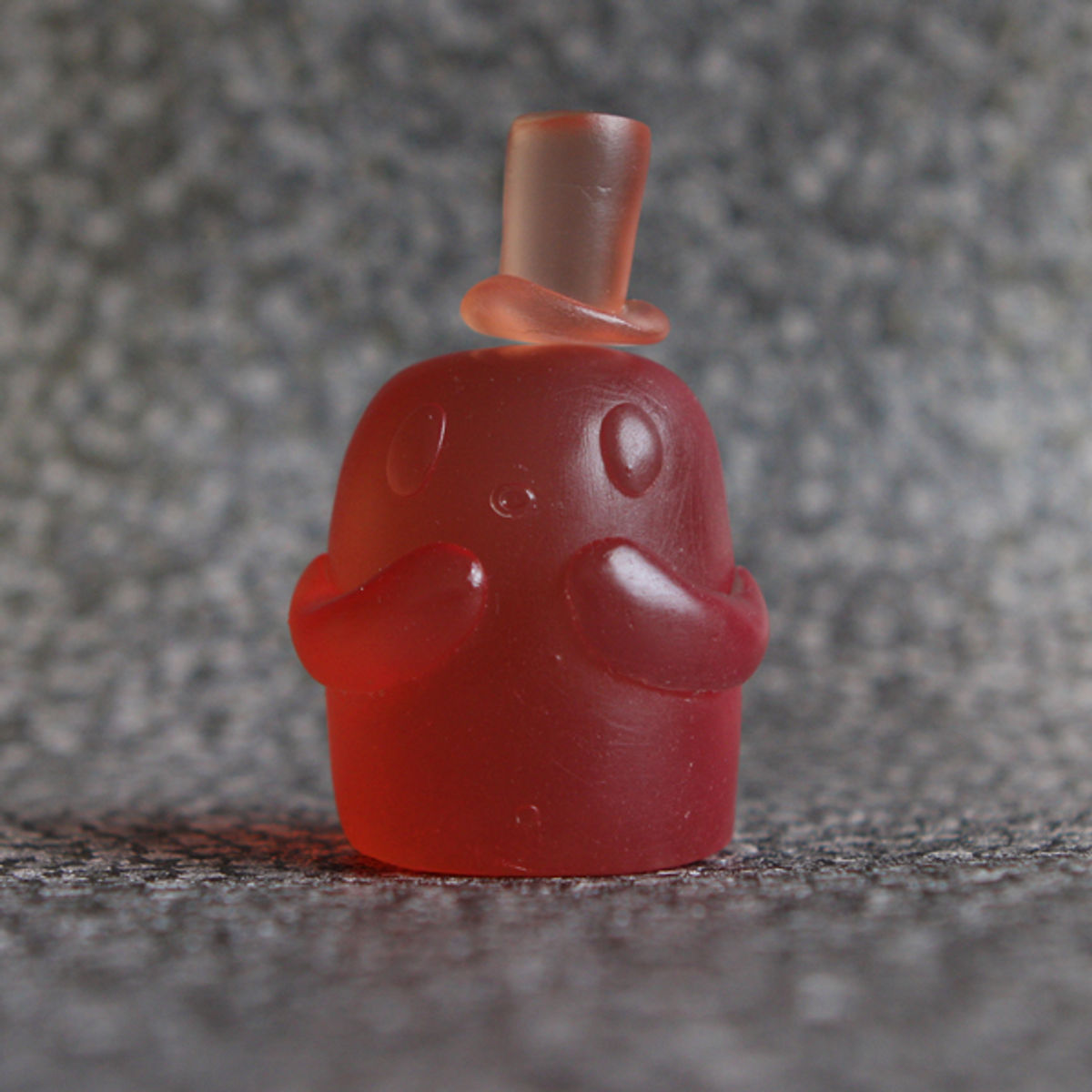 Jason The Cheeky Ghost Pink Clear resin