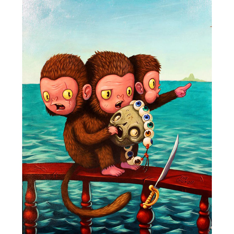 Look Behind You! A Three-Headed Monkey! by The Chung (Dave Chung)