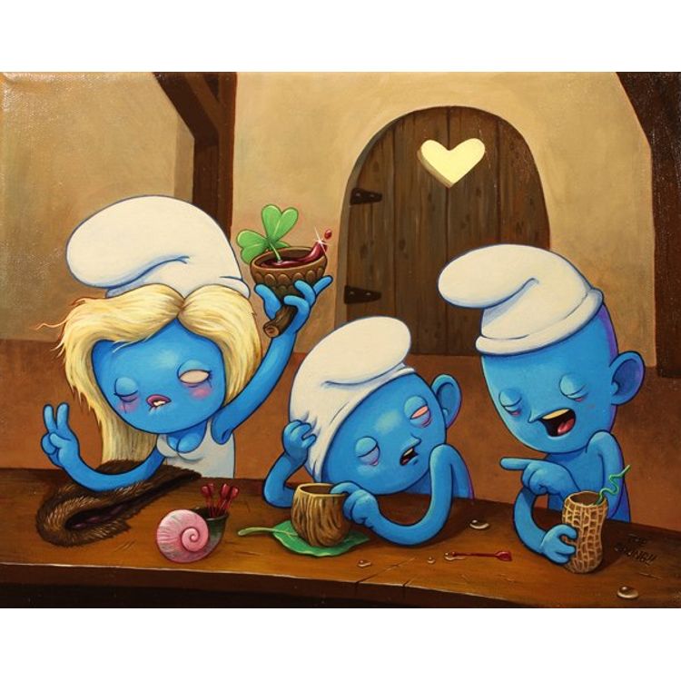 Smurfin' Go For it Man! by The Chung (Dave Chung)