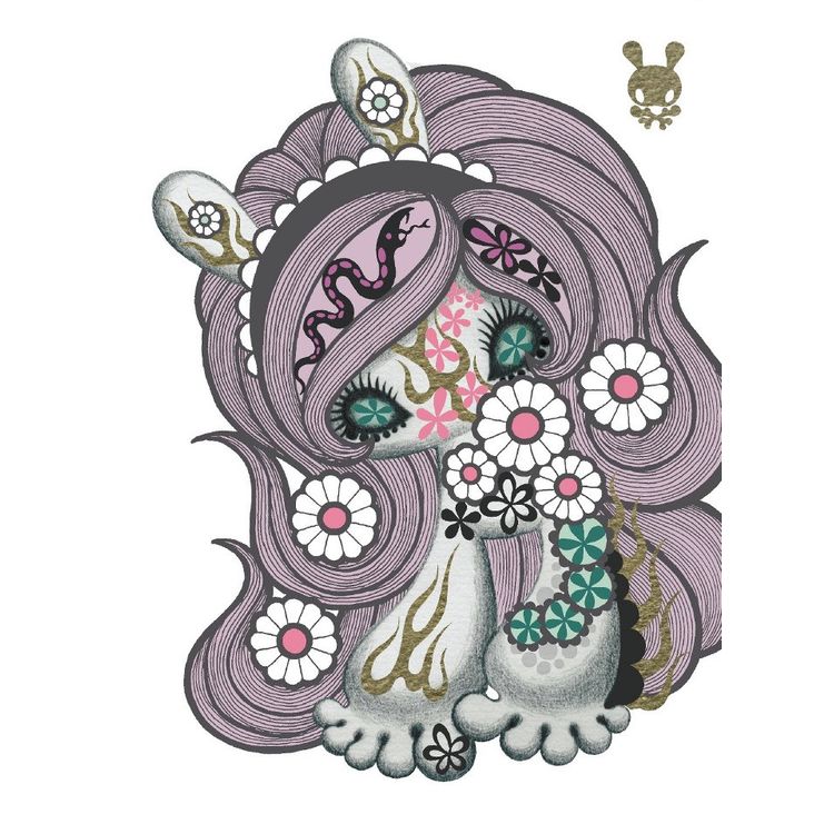 Purple Soda Girl by Junko Mizuno