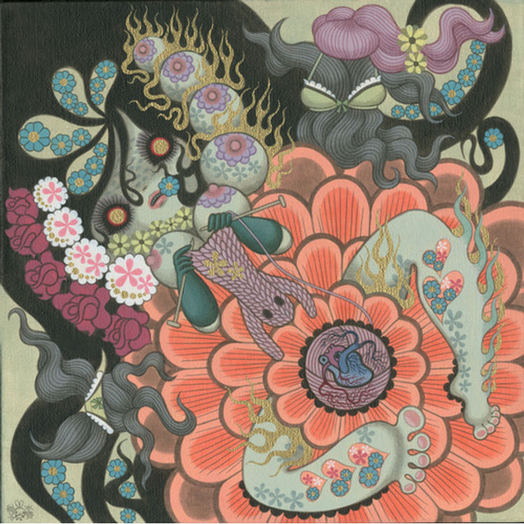 Flora Delirium 1 by Junko Mizuno