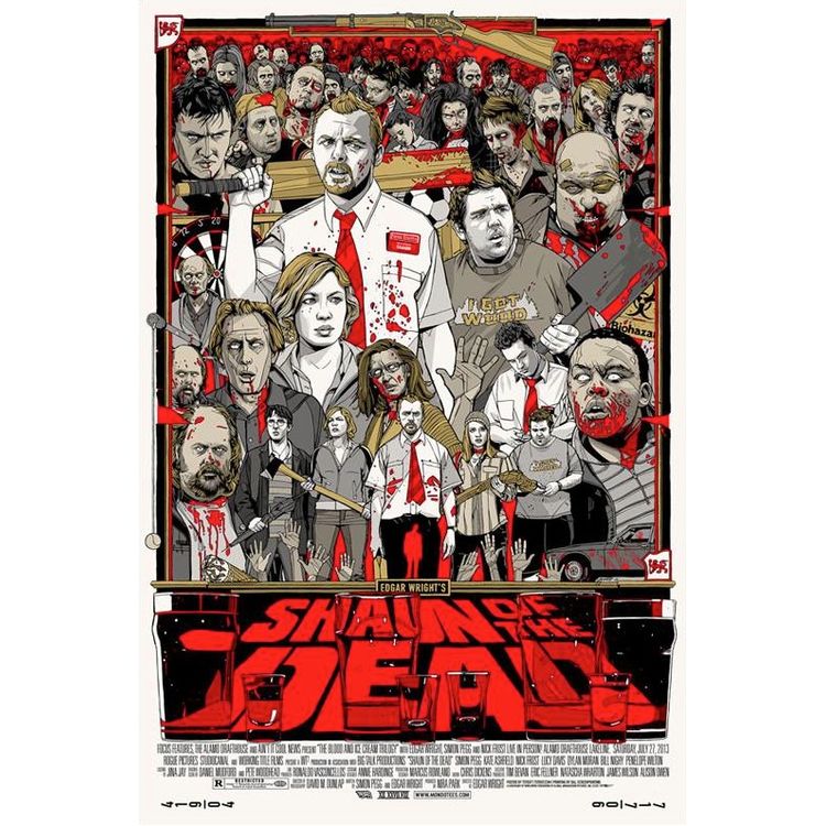 Shaun of the Dead by Tyler Stout