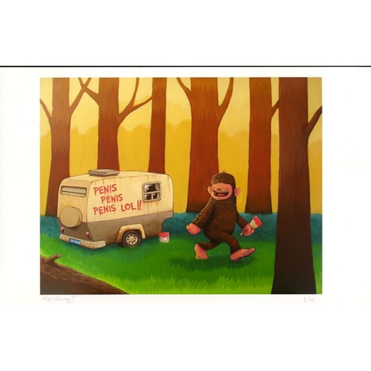 Bigfoot Wuz Here by The Chung (Dave Chung)