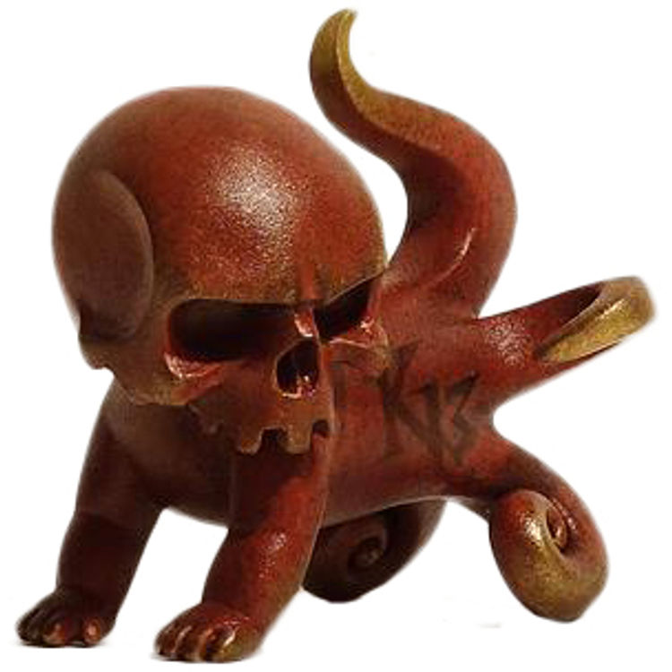 Larva Skull - Blood Red by Skullman (13Art)