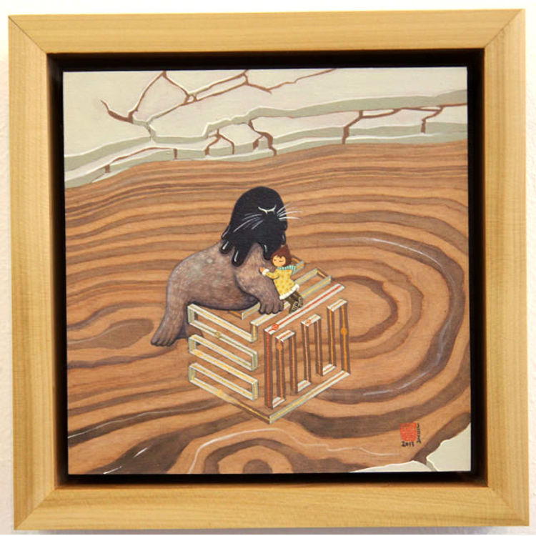 Sad Seal Hates Oil Drilling by Jeni Yang