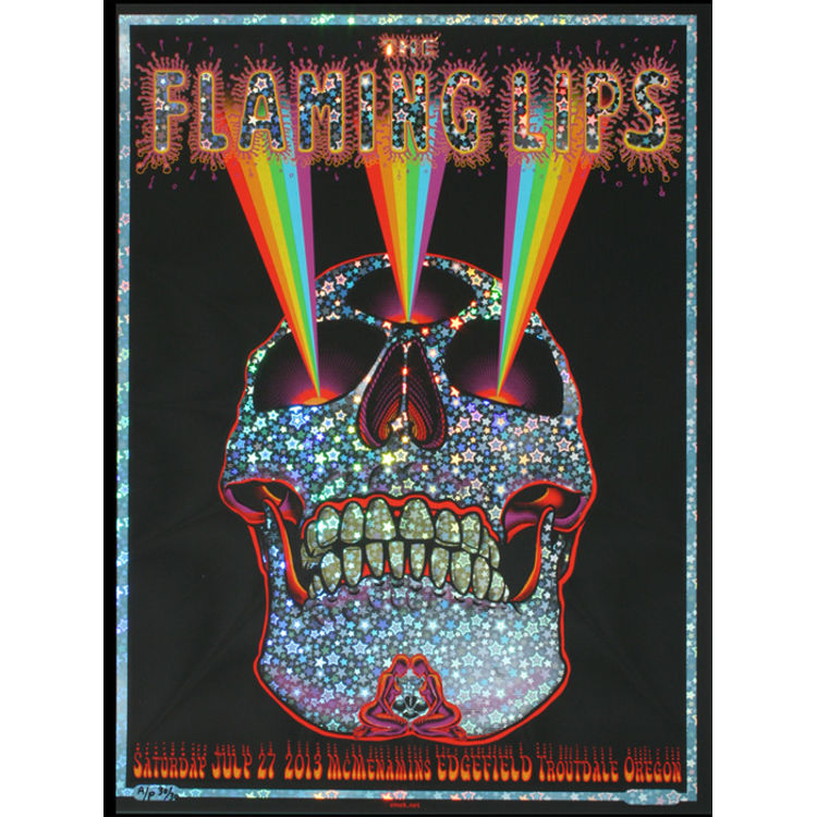 The Flaming Lips – Troutdale, OR 2013 (Star Foil) by Emek