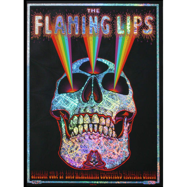 The Flaming Lips – Troutdale, OR 2013 (Squiggle Foil) by Emek