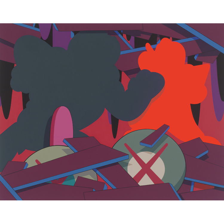 Hearts and Nerves (2012) by Kaws (Brian Donnelly)