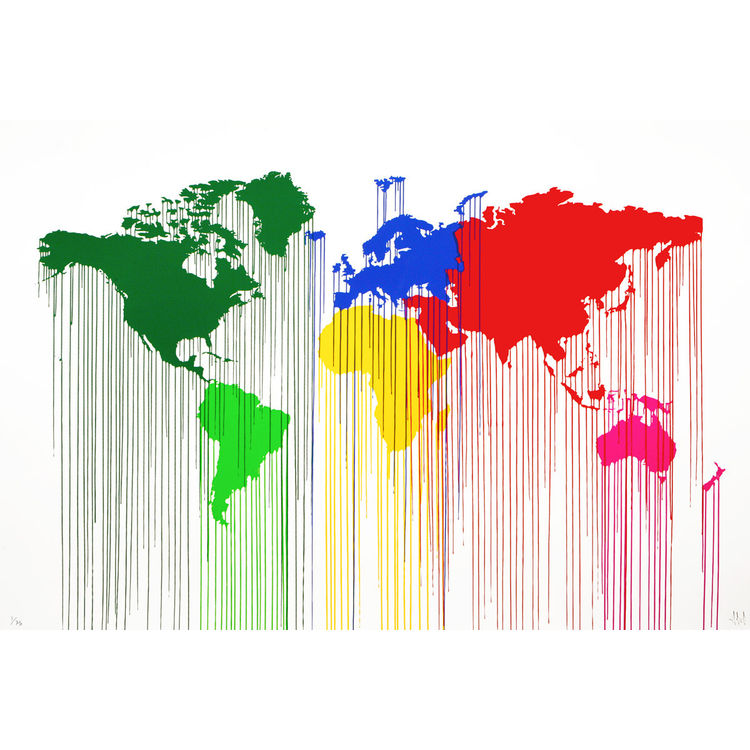Liquidated Atlas World Wide by Zevs