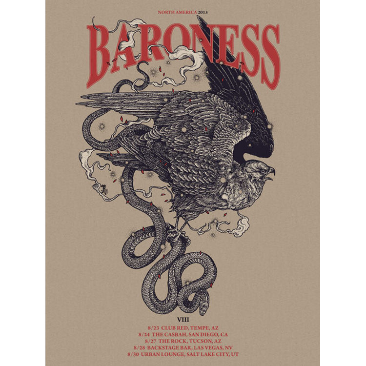 Baroness - VIII Summer Tour, 2013 by Burlesque Of North America