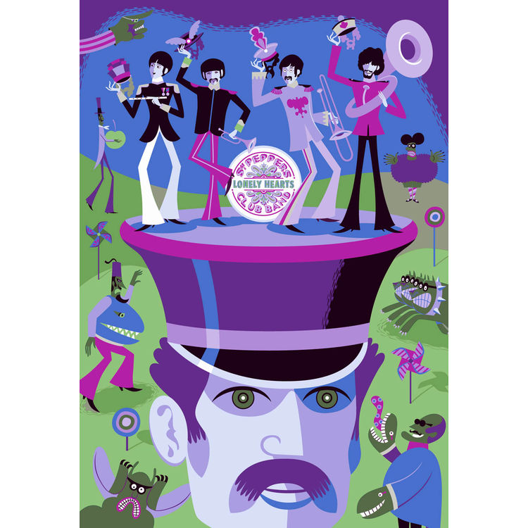 May I Introduce to You - Blue Variant by Shag (Josh Agle)