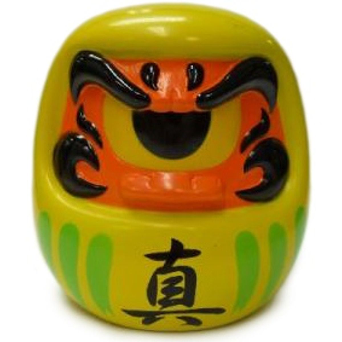 Fortune Daruma - Yellow/Orange with Yellow Eye