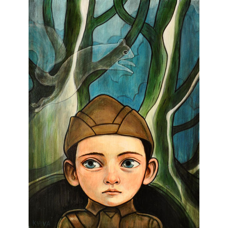 Ghost Squirrel by Kelly Vivanco