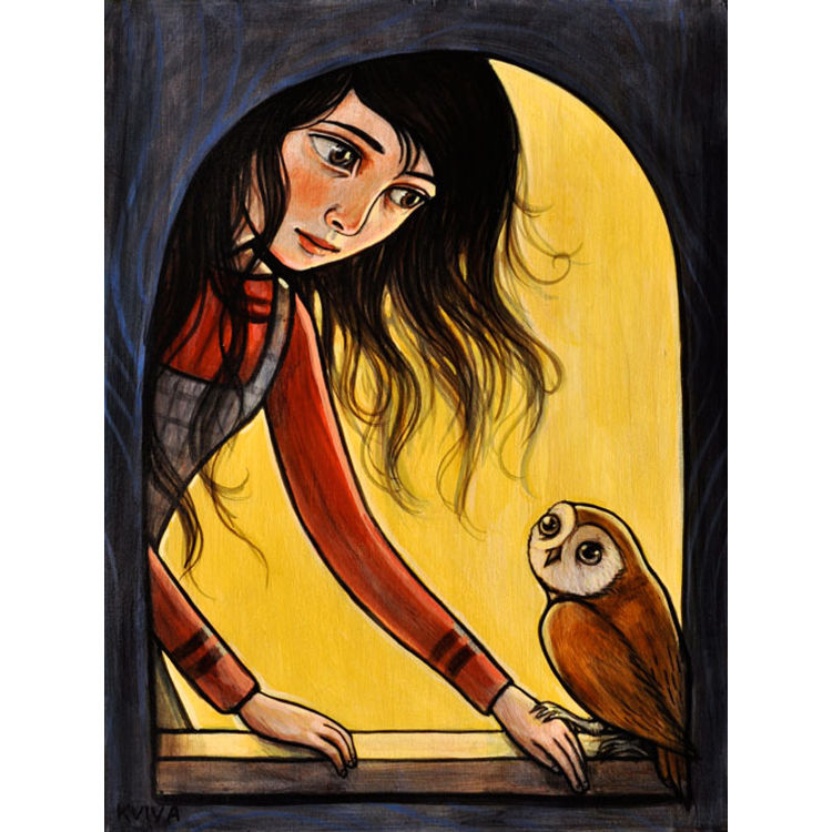 Owl Friend by Kelly Vivanco