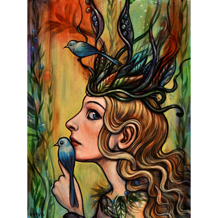 Blue Birds by Kelly Vivanco