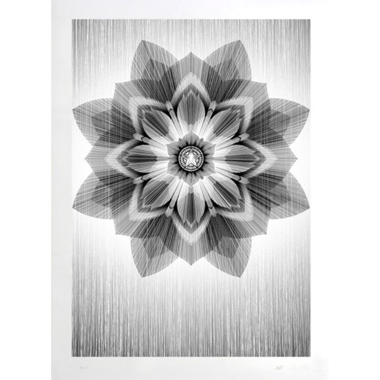 Black & Silver Stardust by Obey Giant (Shepard Fairey)