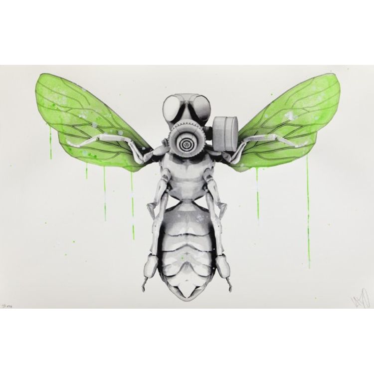Bee With Protection Mask by Ludo
