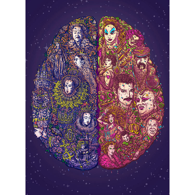 Queen of Brains by David Welker