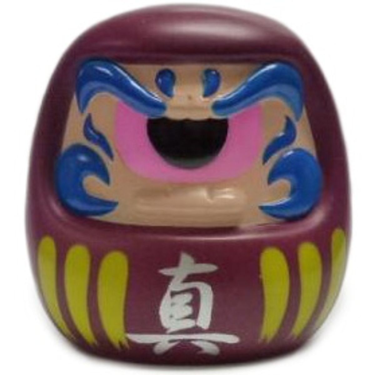 Fortune Daruma - Red/Flesh - Pink Eye