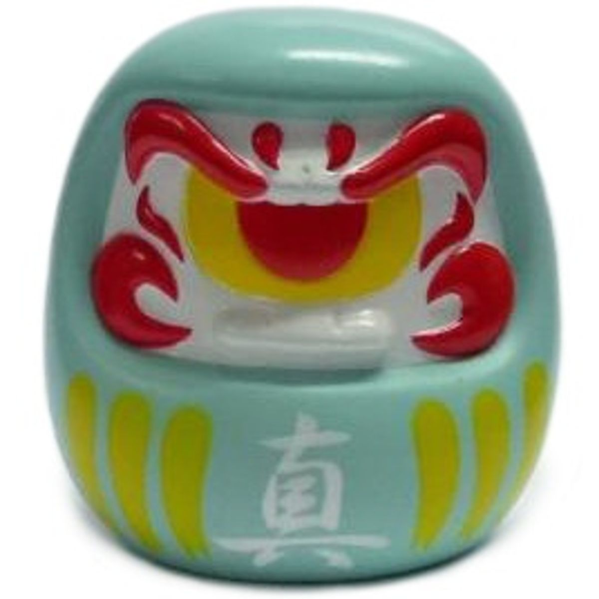 Fortune Daruma - Blue/White w/ Red Eye