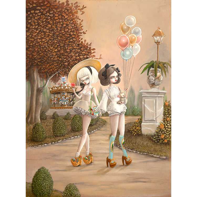 LENA & MIRA’S LAST DAYS OF AUTUMN by Kukula (Nataly Abramovitch)