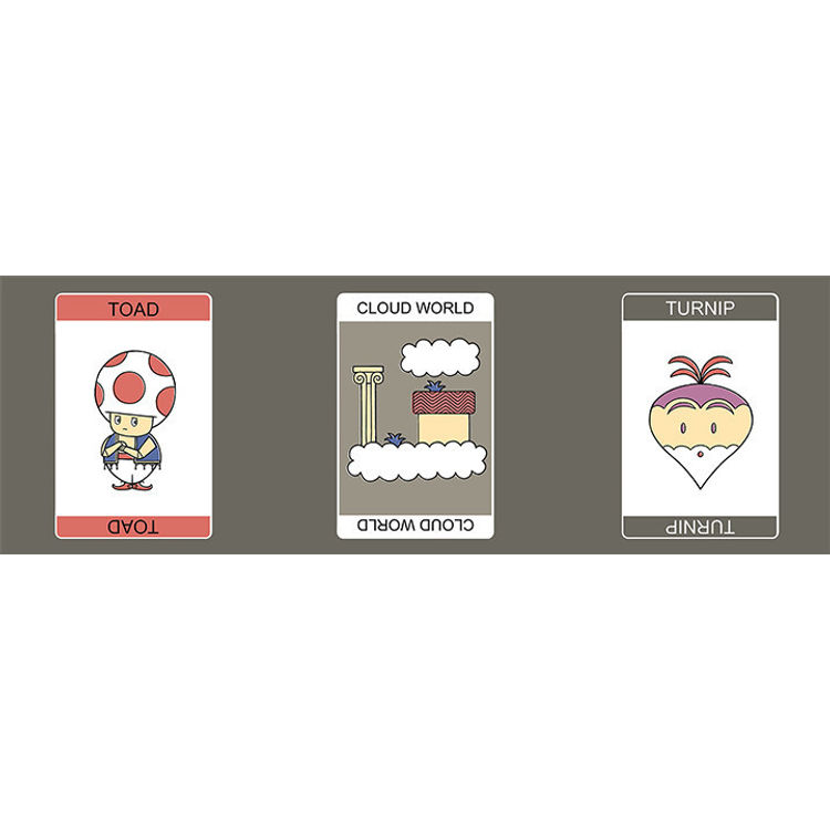 Toad in Cloud World with the Turnip by Alex Campos