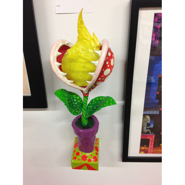 Chomper Plant With Fireball by Art Lopez
