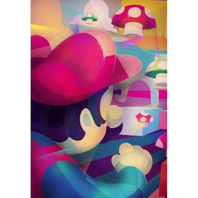 Triforce - Courage (Mario) by Carlos Lerma