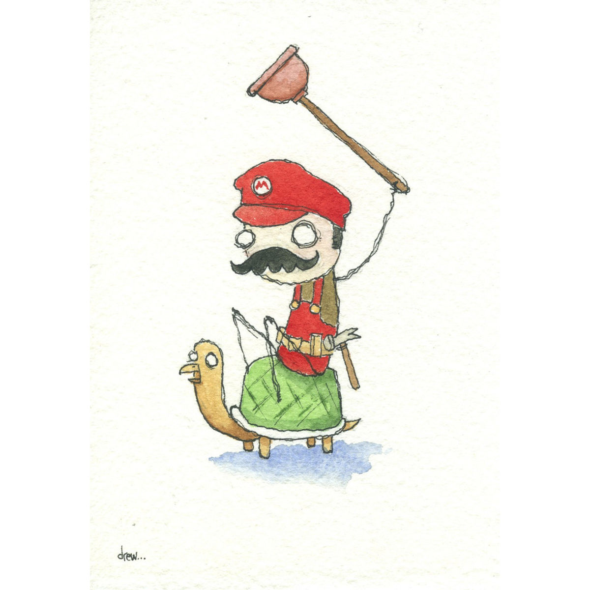 Mario Goes For A Ride