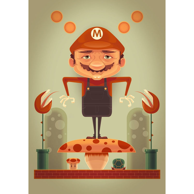 Mario Dance by James Gilleard