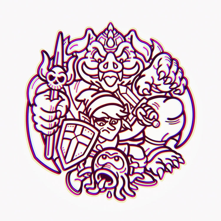 Octorok < Link < Ganon by Justin Gammon