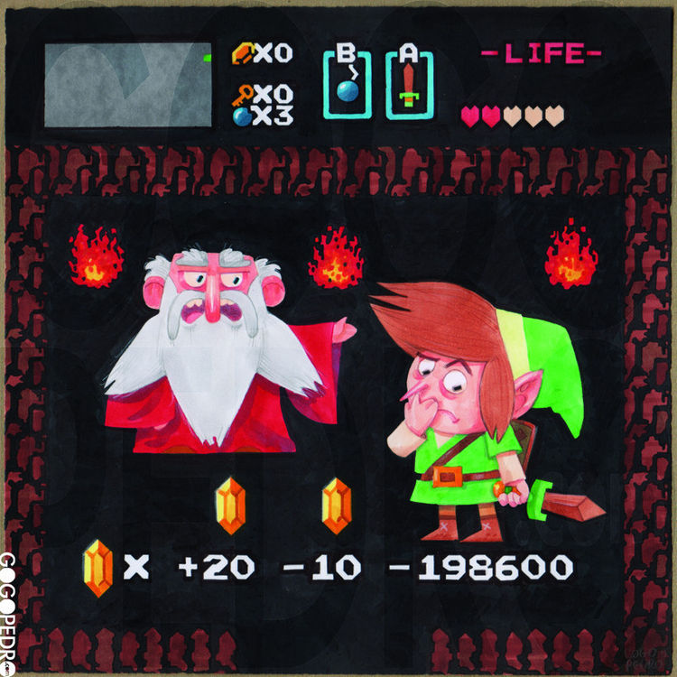 Link Vs. The Dangers of a Rigged Money Making Game by Pedro Delgado