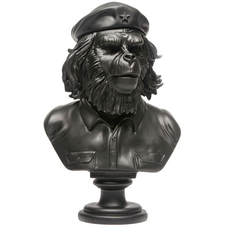 Rebel Ape Bust - Black by SSUR