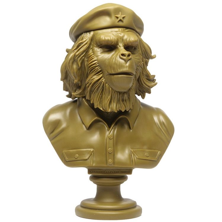 Rebel Ape Bust - Olive by SSUR