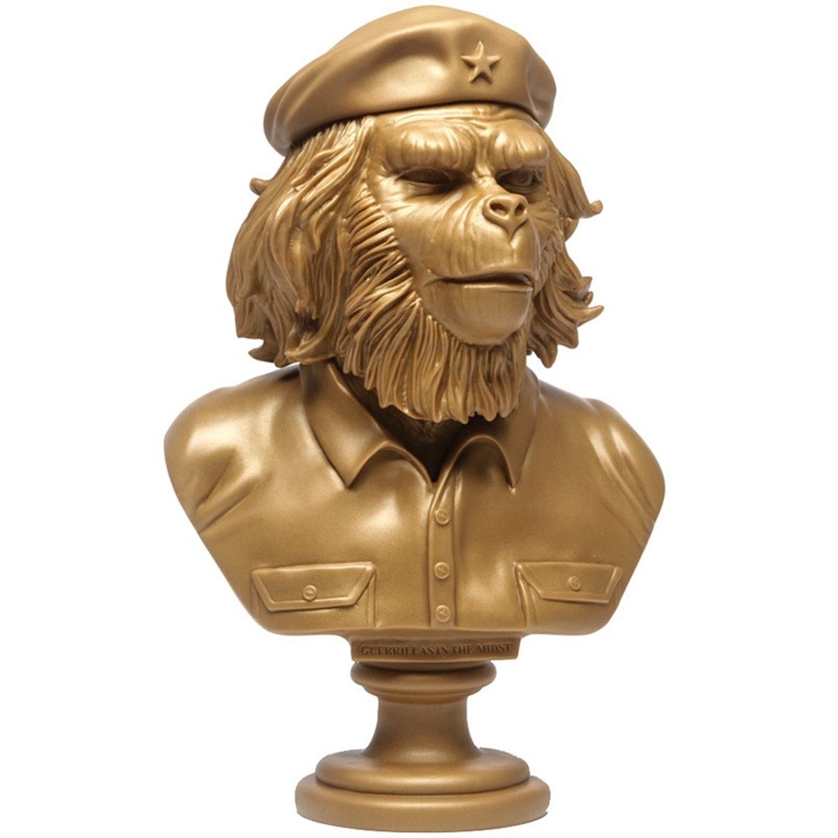 Rebel Ape Bust - Gold
