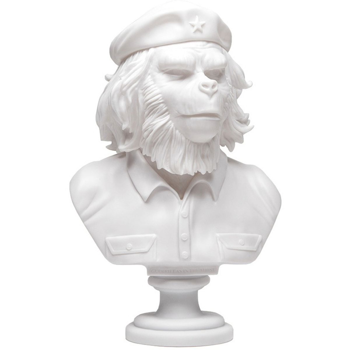 Rebel Ape Bust - White