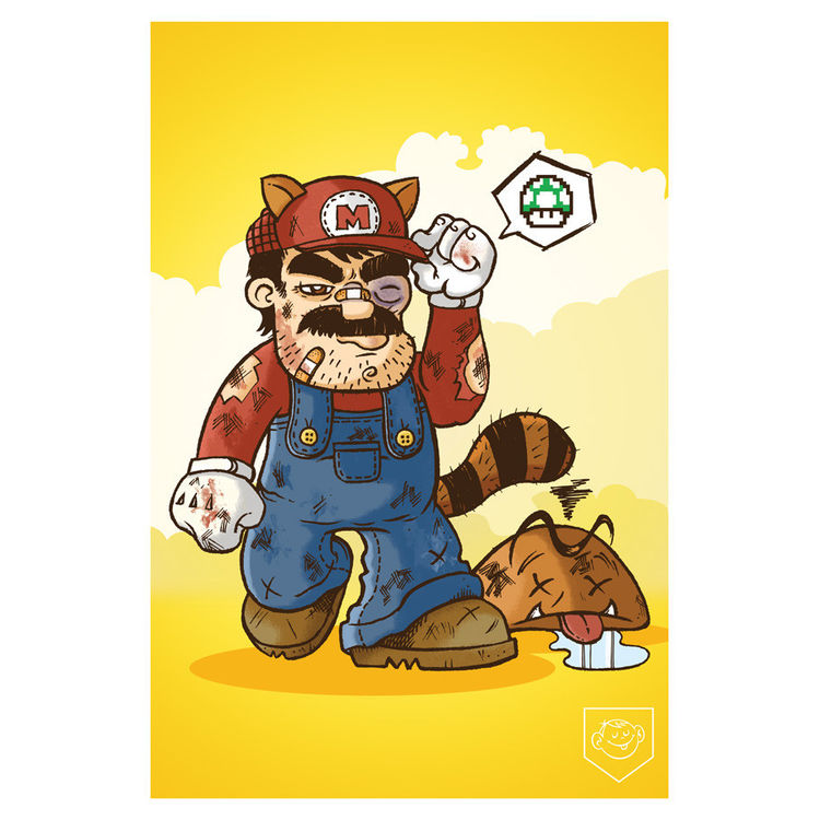 Battle-Ravaged Mario by Dennis "Tanoshiboy" Salvatier