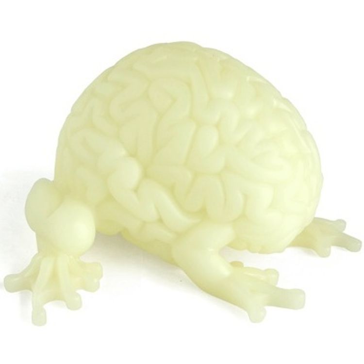 Jumping Brain - 5" GID by Emilio Garcia