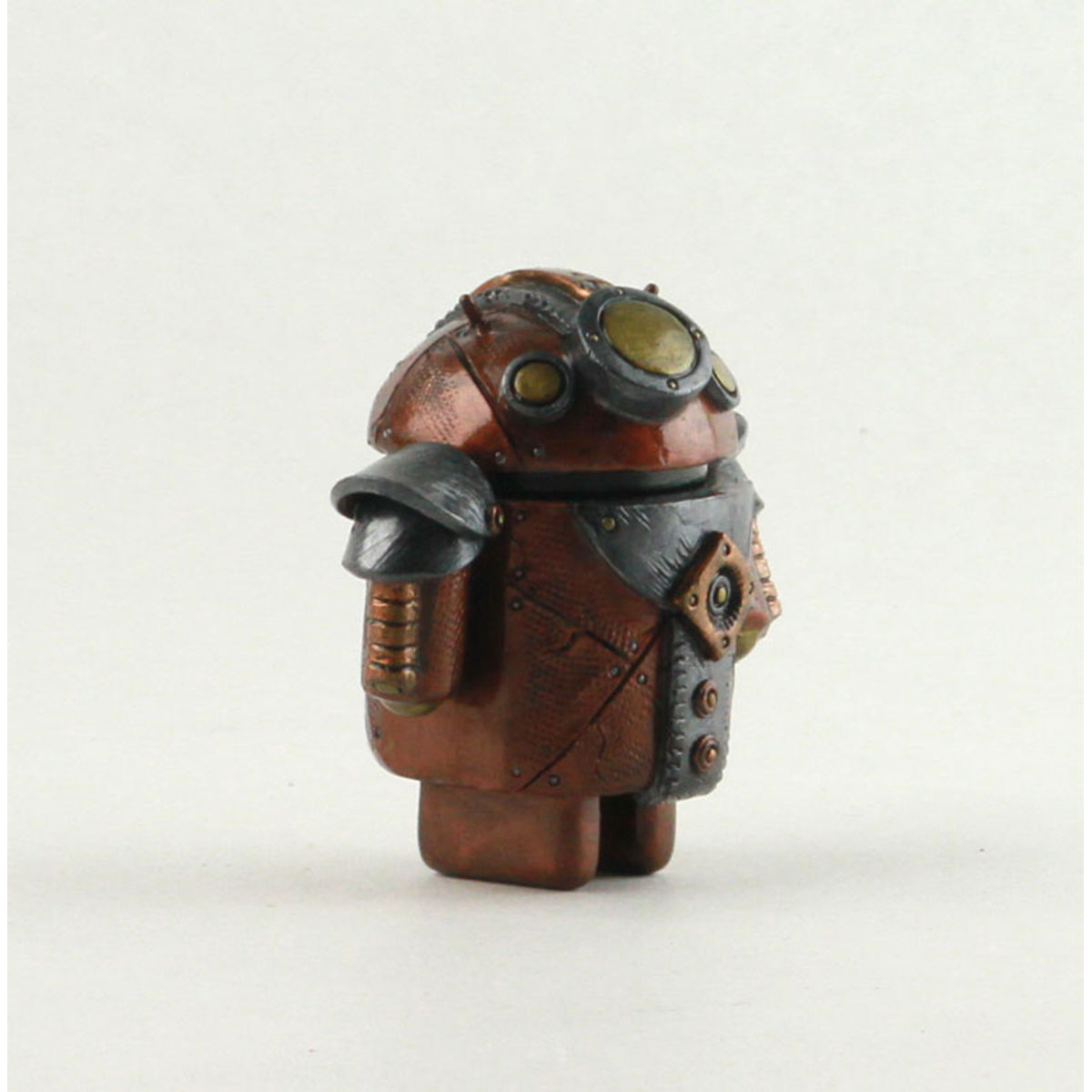 Steampunk Google Droid Bronze