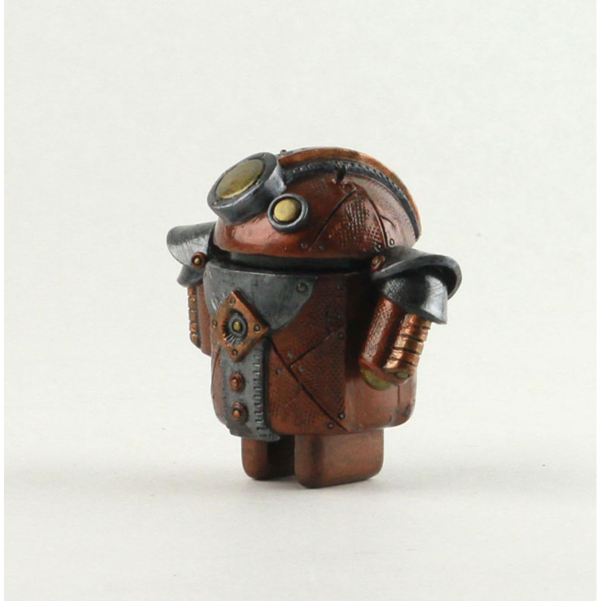 Steampunk Google Droid Bronze