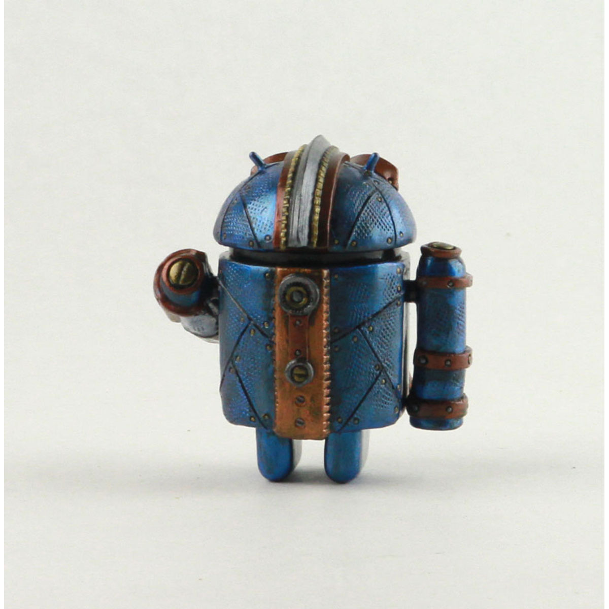Steampunk Google Droid Blue