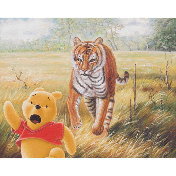 Tigger and Pooh - Print by Robert Brandenburg