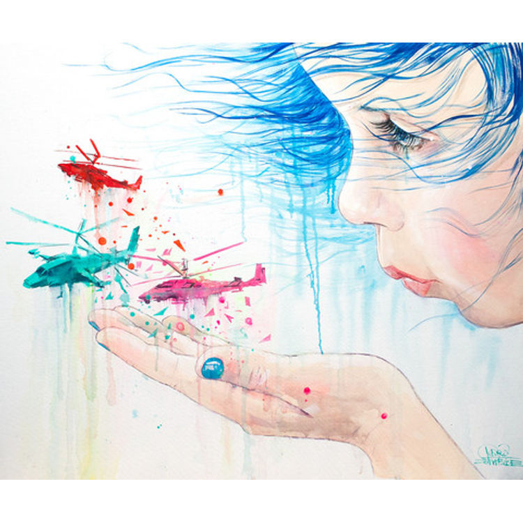 Blow Wind Blow by Lora Zombie