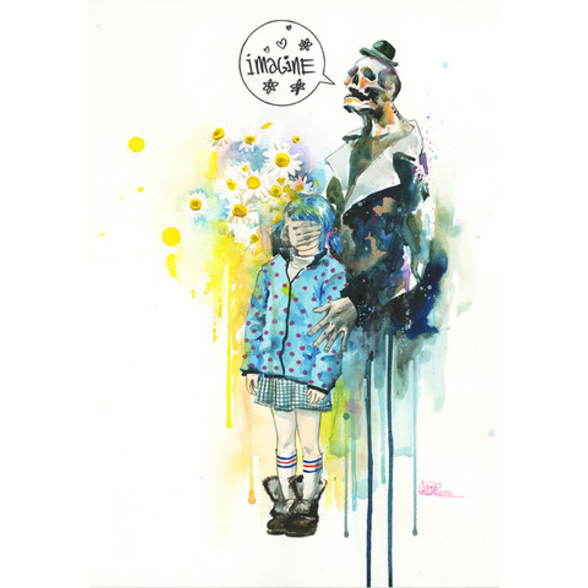 Little Girl and Mr. Death