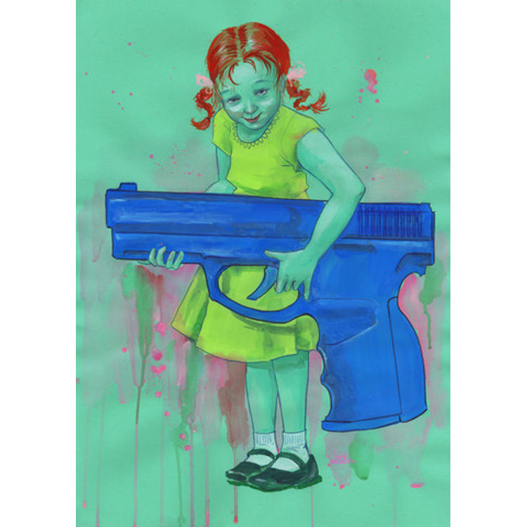 Little Girls Big Guns 3 by Lora Zombie
