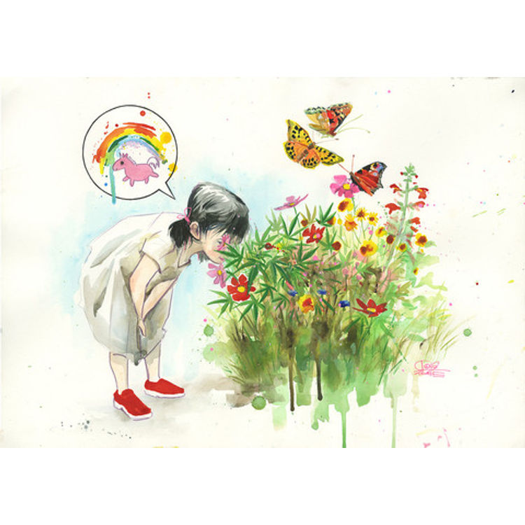 Mary Jane in Magic Garden by Lora Zombie