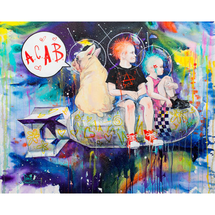 Punks in Outer Space by Lora Zombie